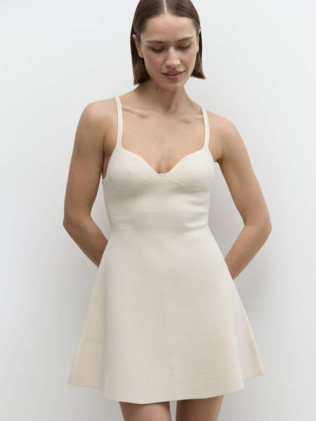 Платье-бюстье из вискозы AroundClothes&Knitwear  купить онлайн