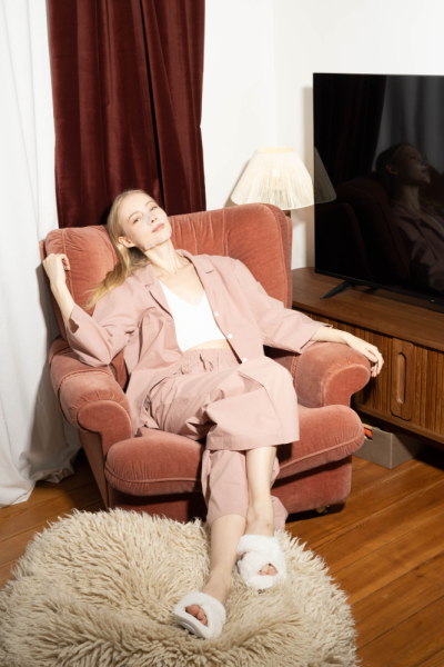 Пижама женская с брюками ROSE OLVI HOME  купить онлайн