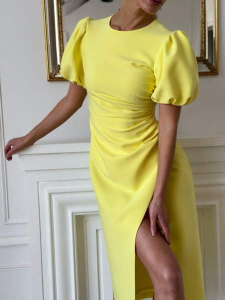 Платье с пышным рукавом LE VUAL  купить онлайн