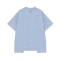 KINOMO SHIRT BLUE WITHOUT COLLAR SHORT SLEEVE RICE  купить онлайн