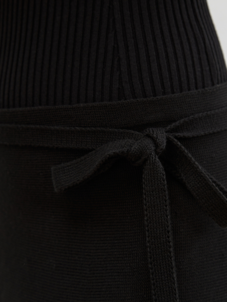 Юбка из хлопка на запах AroundClothes&Knitwear  купить онлайн