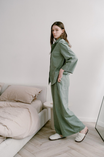 Пижама женская с брюками OLIVE OLVI HOME  купить онлайн