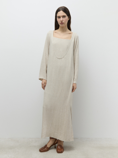 Платье 2 в 1 изо льна с вискозой AROUND  купить онлайн