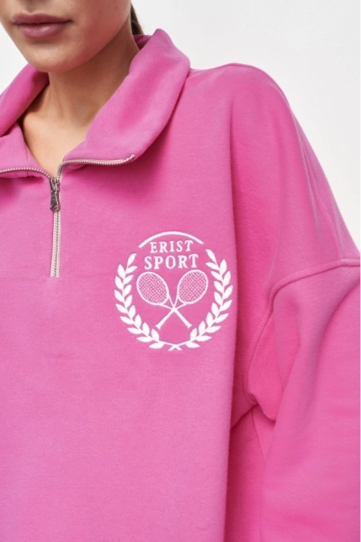 Свитшот с молнией Pink SPORT Erist store  купить онлайн
