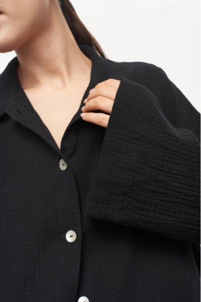 Костюм Muslin рубашка/шорты Black Erist store  купить онлайн