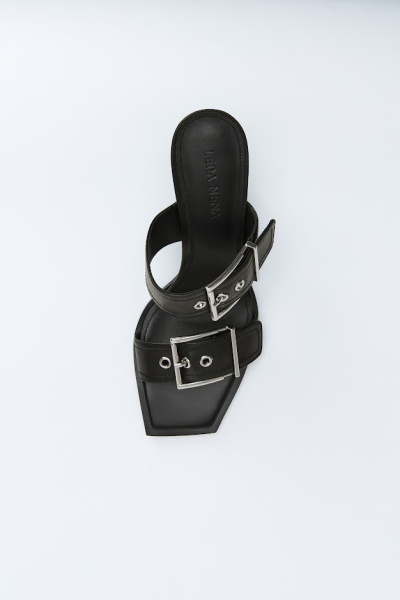Босоножки на высоком каблуке с массивными пряжками Lera Nena  купить онлайн