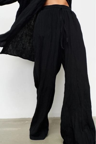 Костюм Muslin рубашка/брюки Black Erist store  купить онлайн
