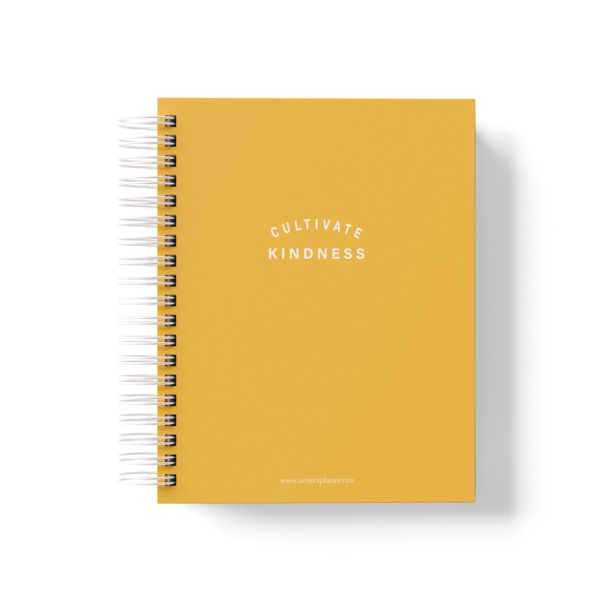 Yellow Ежедневник недатированный на год в мягкой обложке Soft touch O'MARIE YellowSoft купить онлайн