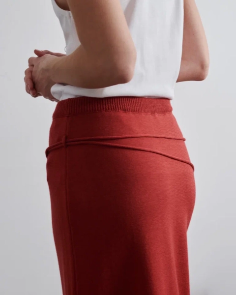 Вязаная юбка из хлопка ÉCLATА  купить онлайн