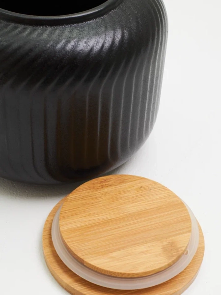 Емкость с деревянной крышкой Dakota Black РЕСТПРОЕКТ  купить онлайн