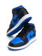 Кроссовки подростковые Jordan 1 Mid "Black Royal Blue" GS NKDADDYS SNEAKERS  купить онлайн