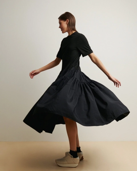 Платье комбинированное Anmuse  купить онлайн