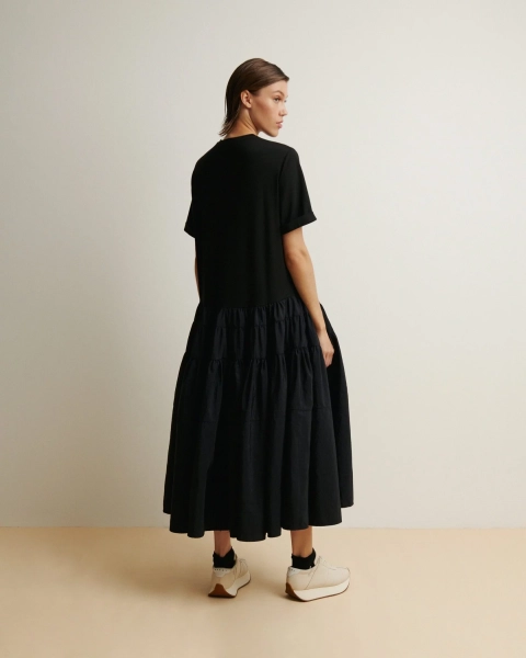Платье комбинированное Anmuse  купить онлайн